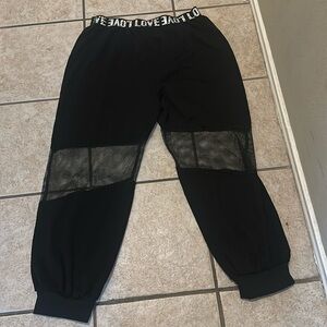 Never worn love sweatpants
